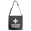orgasm donor Adjustable Strap Totes