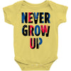 never grow up (2) Baby Onesie