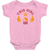 This Girl Loves Her Cat Baby Onesie