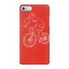 shark riding bicycle bike funny iPhone 7 Case