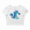 animal funny best Crop Top