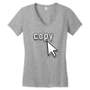 Copy Paste Matching Women's V-Neck T-Shirt
