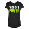 veggie power! Maternity Scoop Neck T-shirt