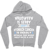 halloween is scary but stomach cancer is deadly spread the word lep sa Zipper Hoodie