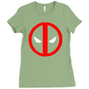 deadpool logo avengers marvel comics gift Ladies Fitted T-Shirt