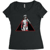 david with rose tattoo Women's Triblend Scoop T-shirt