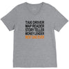 best dad ever fathers V-Neck Tee