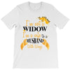 i'm not a widow i'm a wife to a husband with wings T-Shirt