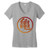 Goku Logo T-Shirt Women's V-Neck T-Shirt