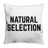NATURAL SELECTION Throw Pillow