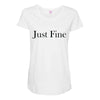 just fine Maternity Scoop Neck T-shirt