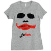 visage joker yeux ferm&eacute;s Ladies Fitted T-Shirt