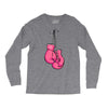 boxing gloves breast cancer Long Sleeve Shirts