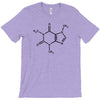 caffeine molecule t shirt coffee funny T-Shirt