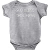 god bless this mess Baby Onesie