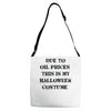 oil price halloween costume Adjustable Strap Totes