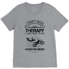 I Don't Need Therapy Just to Go Mountain Biking V-Neck Tee