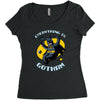everything is gotham Women's Triblend Scoop T-shirt