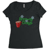 snowy days Women's Triblend Scoop T-shirt
