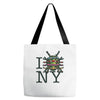 i (turtle) ny Tote Bags