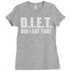 d.i.e.t Ladies Fitted T-Shirt