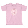 cute surprised pig pig Toddler T-shirt