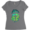 face of the protector Women's Triblend Scoop T-shirt