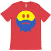 bearded smiley face T-Shirt