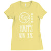 happy new year Ladies Fitted T-Shirt