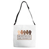 nevertheless she persists Adjustable Strap Totes
