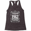vintage made in 1962 perfectly aged a living legend Racerback Tank