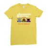 basements and kittens Ladies Fitted T-Shirt