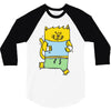 meow is running 3/4 Sleeve Shirt