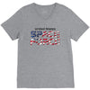 United States Space Force American Flag V-Neck Tee