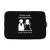 under new management   just married Laptop sleeve