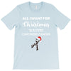 all i want for christmas is a cure carcinoid cancer T-Shirt