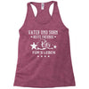 vater und sohn beste freunde Racerback Tank