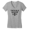 troublemaker Women's V-Neck T-Shirt