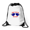 stayin' fly for the 4th of july Drawstring Bags