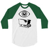 eye sleigh 3/4 Sleeve Shirt