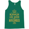 kings are born  november Tank Top