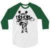nerd giraffe 3/4 Sleeve Shirt
