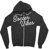 soccer vibes Zipper Hoodie