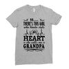 There's This Girl Who Kinda Stole My Heart Grandpa Ladies Fitted T-Shirt