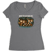 where the halflings are Women's Triblend Scoop T-shirt