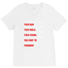 keep moving forward V-Neck Tee