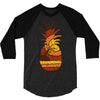 pineapple and beach 3/4 Sleeve Shirt