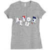 vowel party time Ladies Fitted T-Shirt