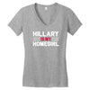 hillary is my homegirl funny Women's V-Neck T-Shirt