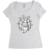 ghost problems Women's Triblend Scoop T-shirt